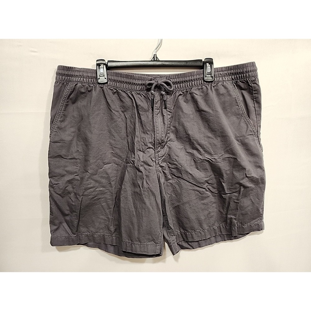 Patagonia Shorts Mens XXL Grey Drawstring Waist Cotton/Hemp Blend Pockets Casual